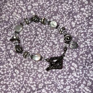 Silver Beaded Bracelet